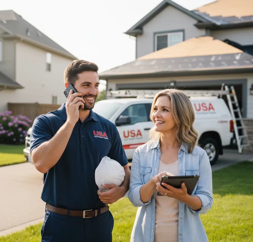 USA Roof Repair Experts customer support in Monroe